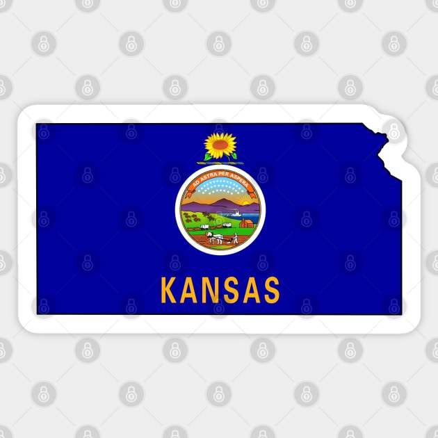 Kansas Sticker by somekindofguru